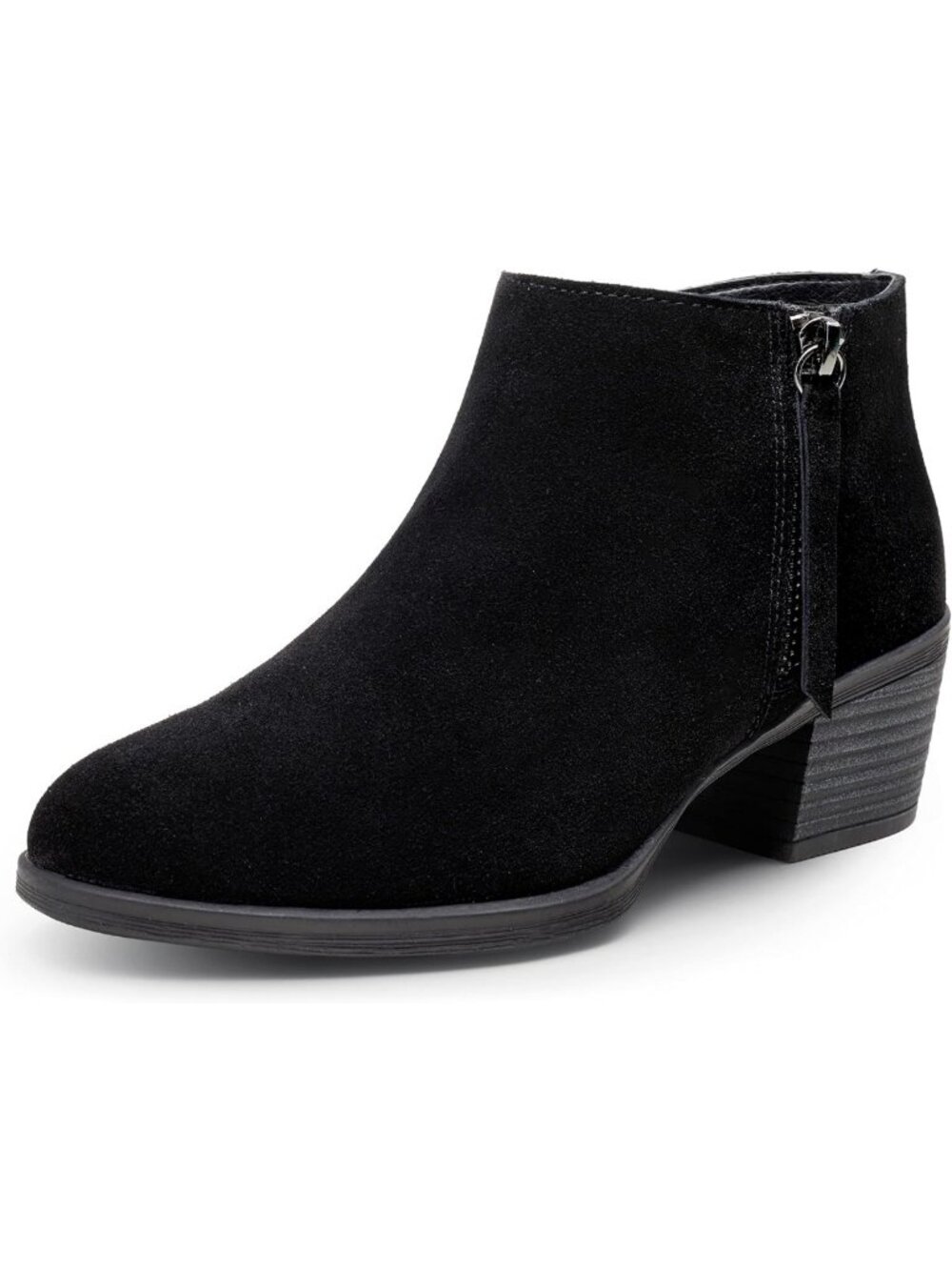 Stylish Women's Suede Ankle Boots | Chic Leather Footwear for Fall Fashion